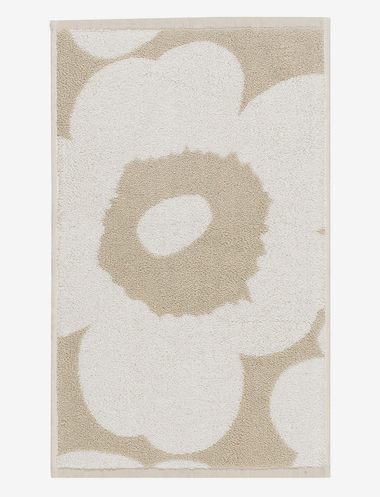 Marimekko Home - UNIKKO GUEST TOWEL 30X50 CM - gästehandtücher - beige, white - 0