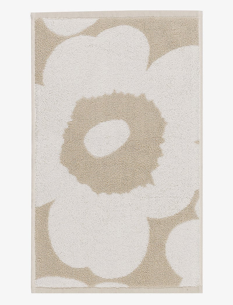 Marimekko Home - UNIKKO GUEST TOWEL 30X50 CM - gästehandtücher - beige, white - 0