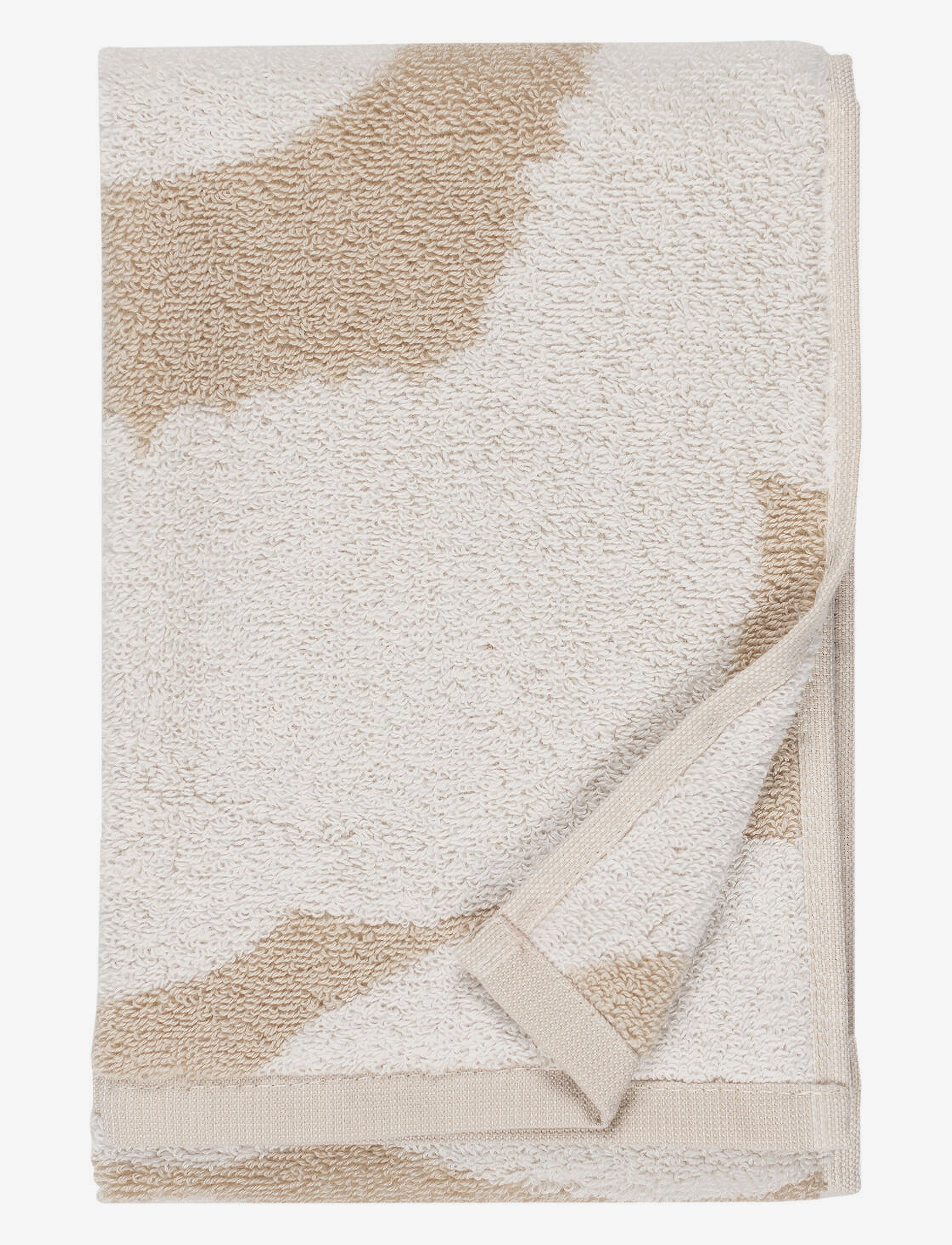 Marimekko Home - UNIKKO GUEST TOWEL 30X50 CM - gæstehåndklæder - beige, white - 1