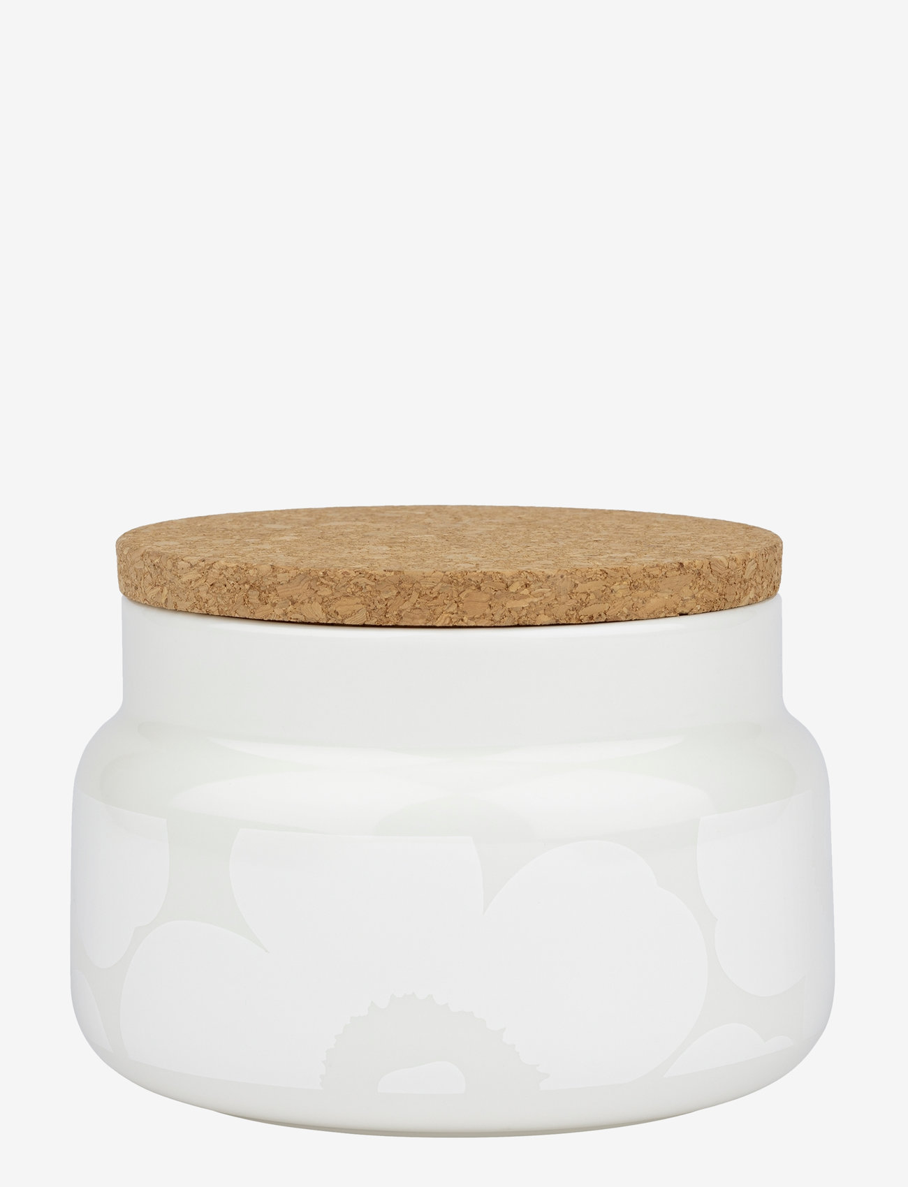 Marimekko Home - UNIKKO JAR 0,7L - vorratsgläser - white, white - 0