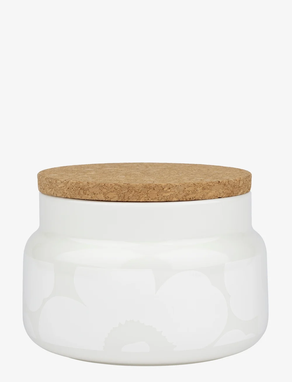 Marimekko Home - UNIKKO JAR 0,7L - vorratsgläser - white, white - 0
