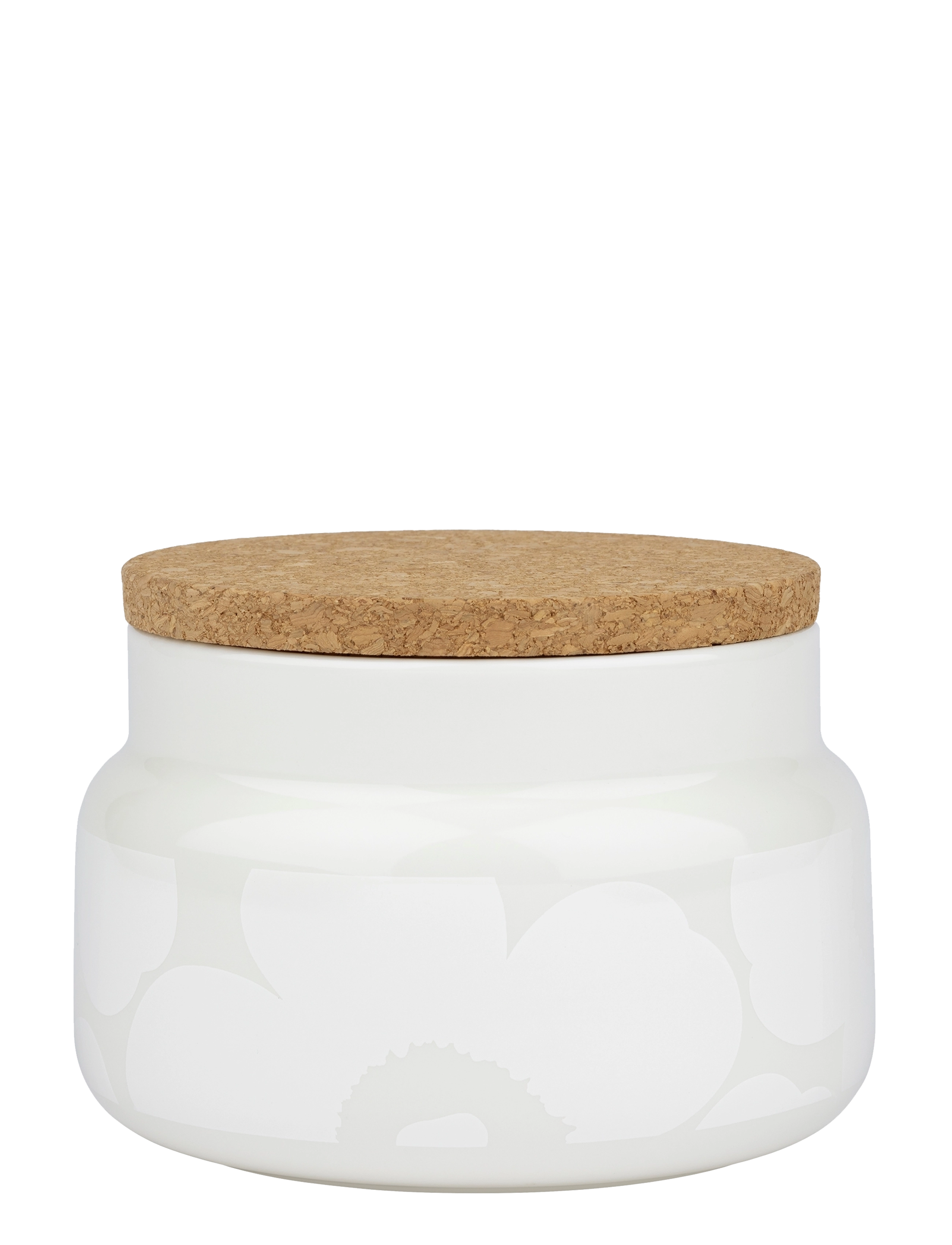 Marimekko Home - UNIKKO JAR 0,7L - vorratsgläser - white, white - 1