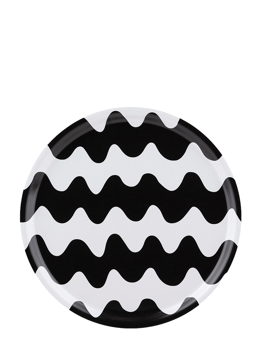 Marimekko Home - LOKKI PLATE 20CM - lėkštutės - black, white - 0