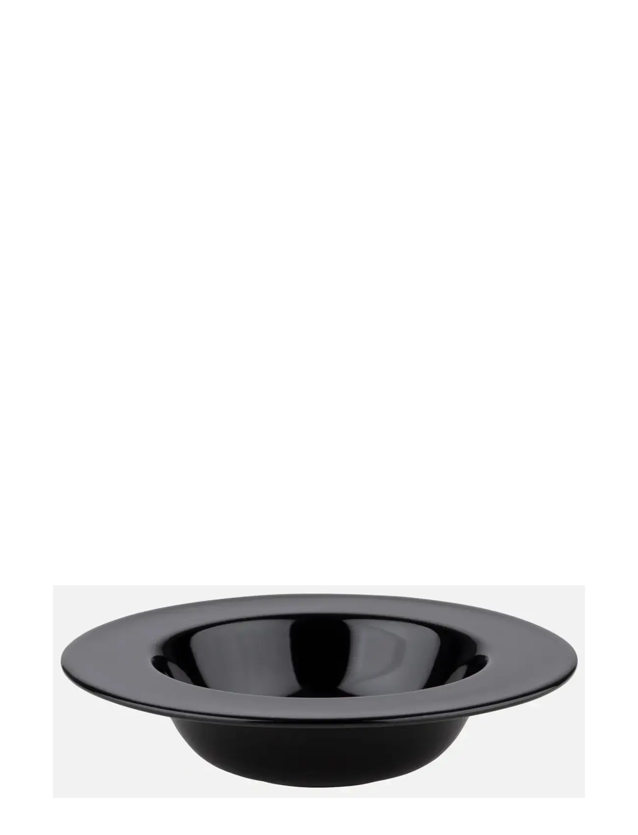 Marimekko Home Oiva Deep Plate 20 cm, 20 cm, Black, Tallerkener > Dybe Tallerkener, Unisex