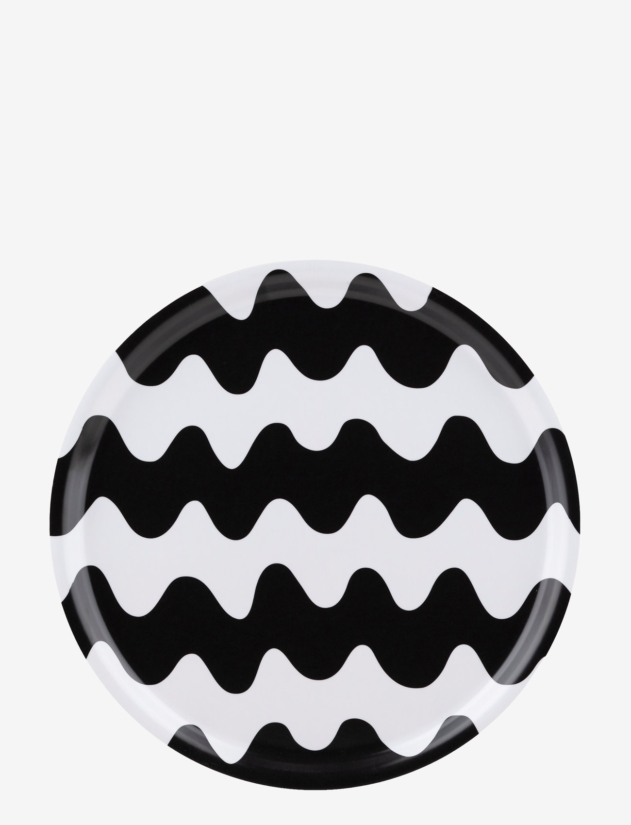 Marimekko Home - LOKKI TRAY 31 CM - black, white - 0