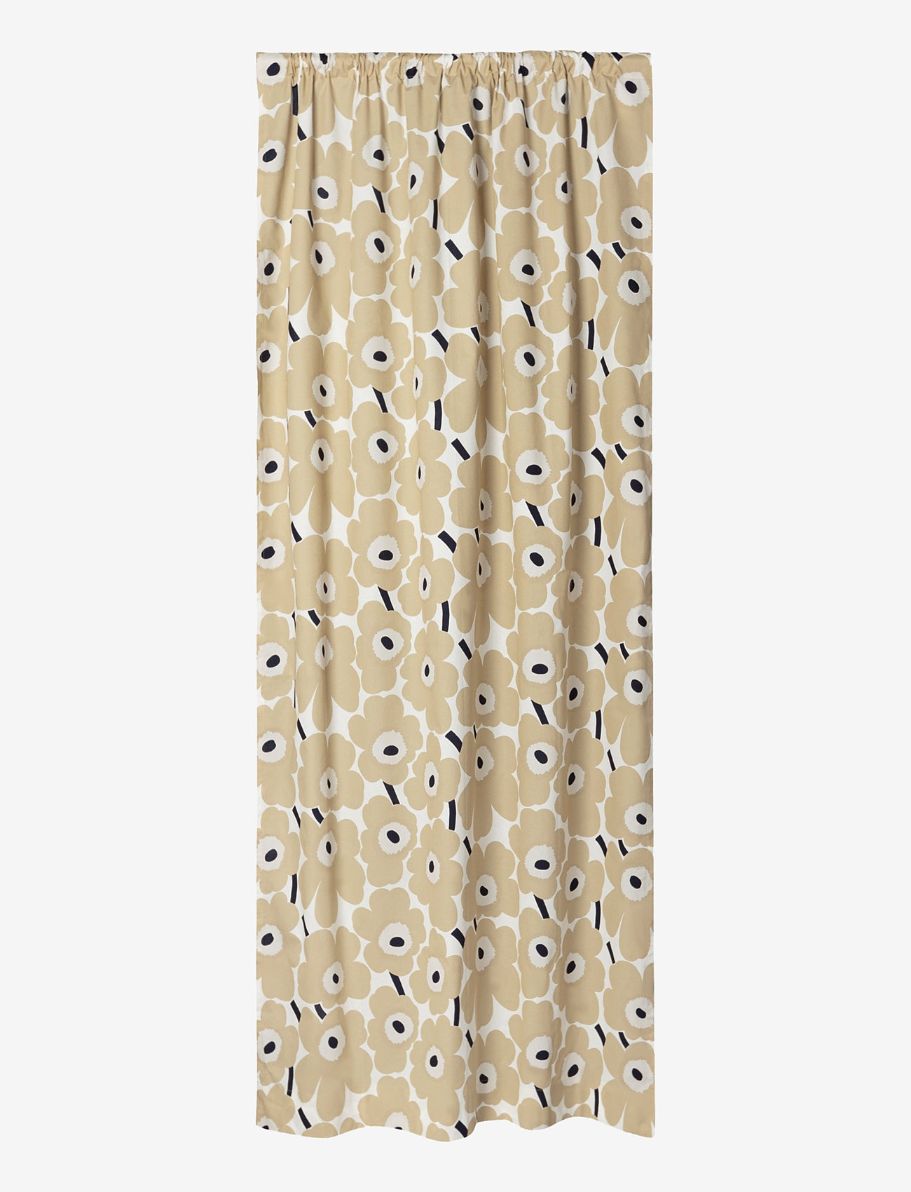 Marimekko Home - P.UNIKKO CURTAIN 135X250 - fertiggardinen - off white, beige, dk.blue - 0