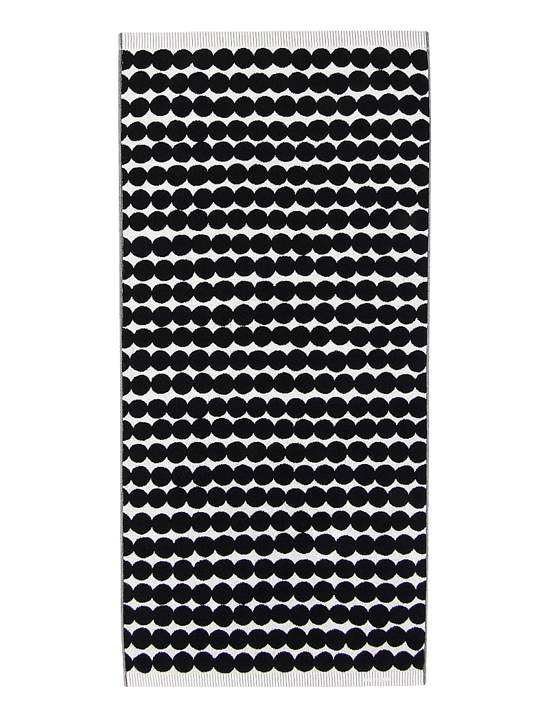 Marimekko Home - RÄSYMATTO BATH TOWEL 70X150 CM - badetücher - white, black - 1