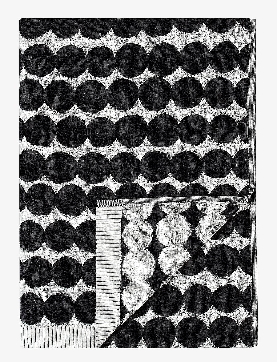Marimekko Home - RÄSYMATTO BATH TOWEL 70X150 CM - vannas dvieļi - white, black - 1