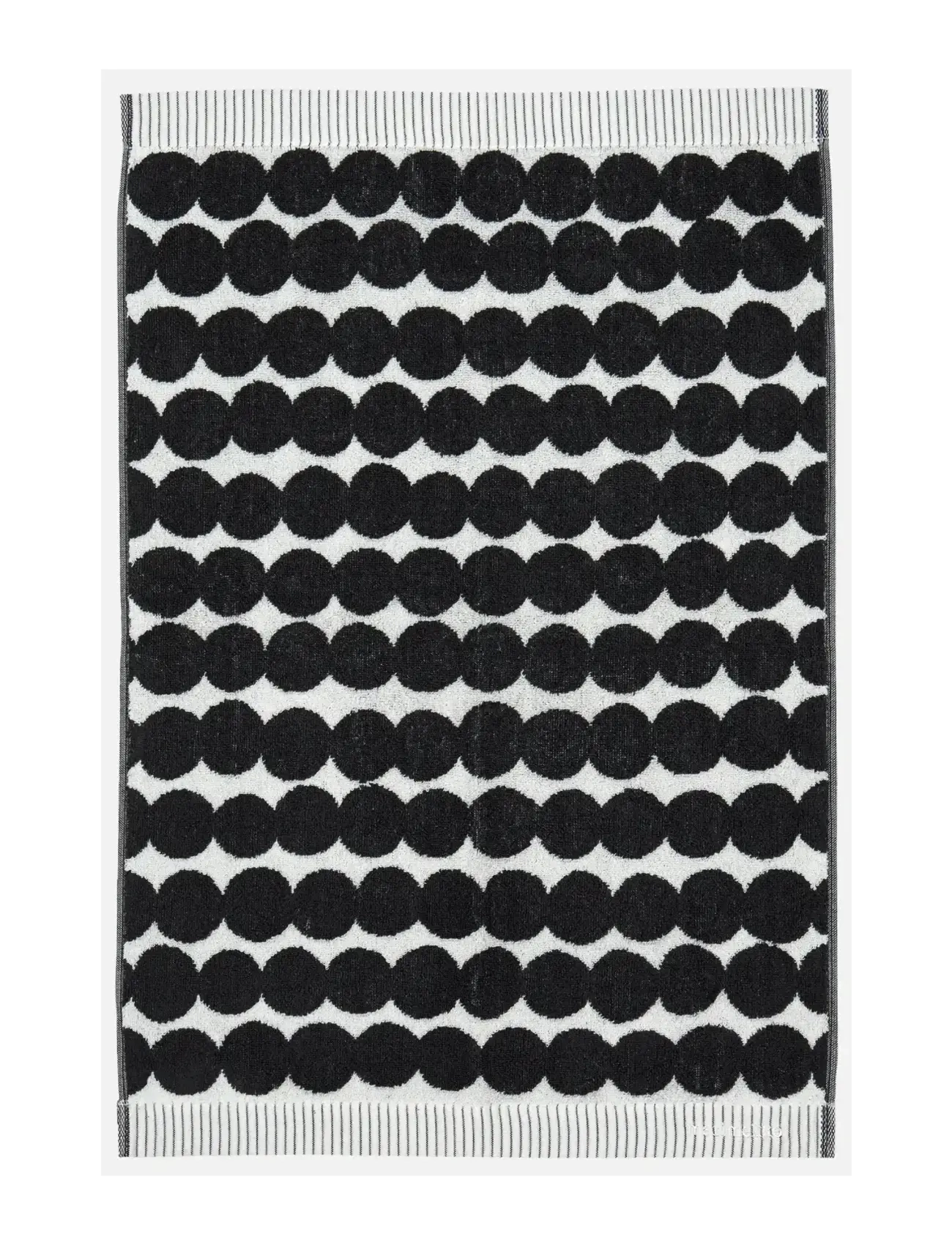 Marimekko Home RÄSYMATTO HAND TOWEL 50X70 CM - Tekstiler - WHITE, BLACK / black