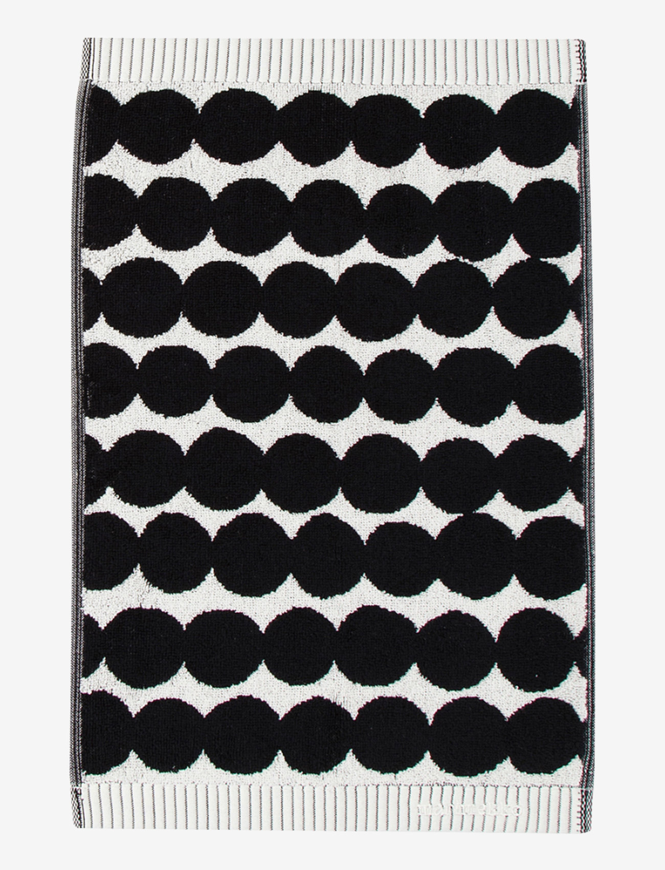 Marimekko Home - RÄSYMATTO GUEST TOWEL 30X50 - white, black - 1