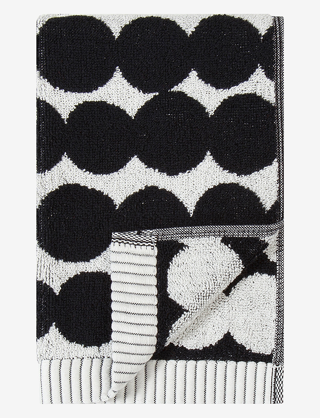 Marimekko Home - RÄSYMATTO GUEST TOWEL 30X50 - white, black - 0