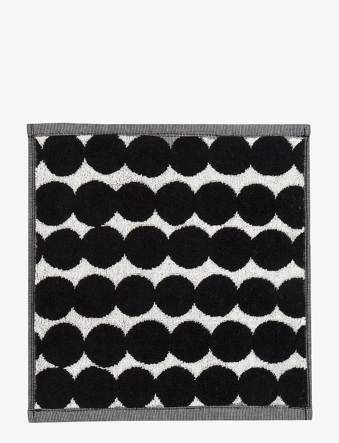 Marimekko Home - RÄSYMATTO MINI TOWEL 30X30 CM - badetücher - white, black - 0