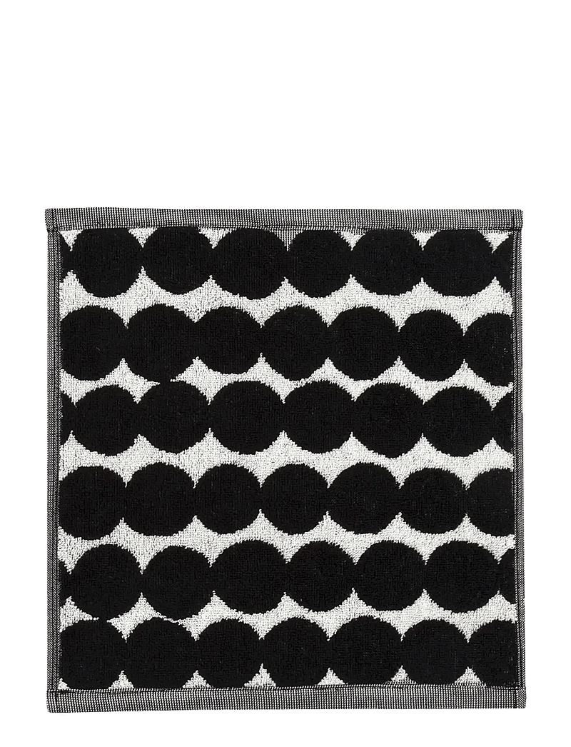 Marimekko Home - RÄSYMATTO MINI TOWEL 30X30 CM - badetücher - white, black - 0
