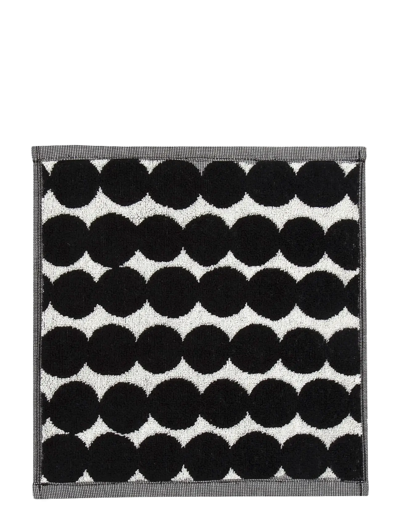 Marimekko Home RÄSYMATTO MINI TOWEL 30X30 CM - Badezimmer - WHITE, BLACK / black