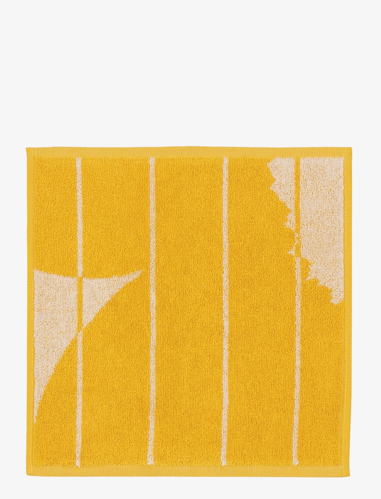 Marimekko Home - VESI UNIKKO MINI TOWEL 30X30CM - gesichtshandtücher - spring yellow, ecru - 0