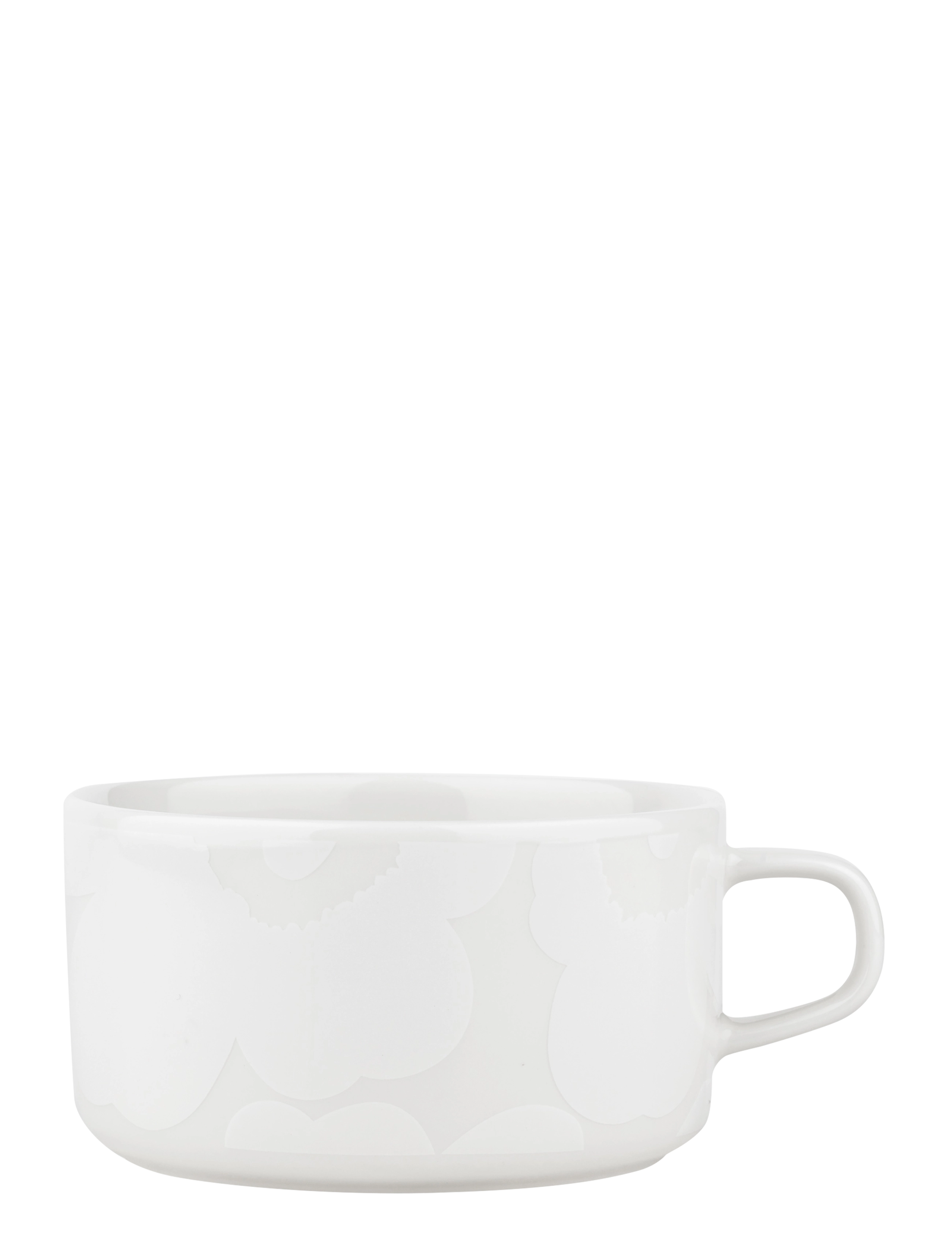 Marimekko Home Unikko Tea Cup 2,5 Dl, Tea Kop, Hvid, Str: 25 CL