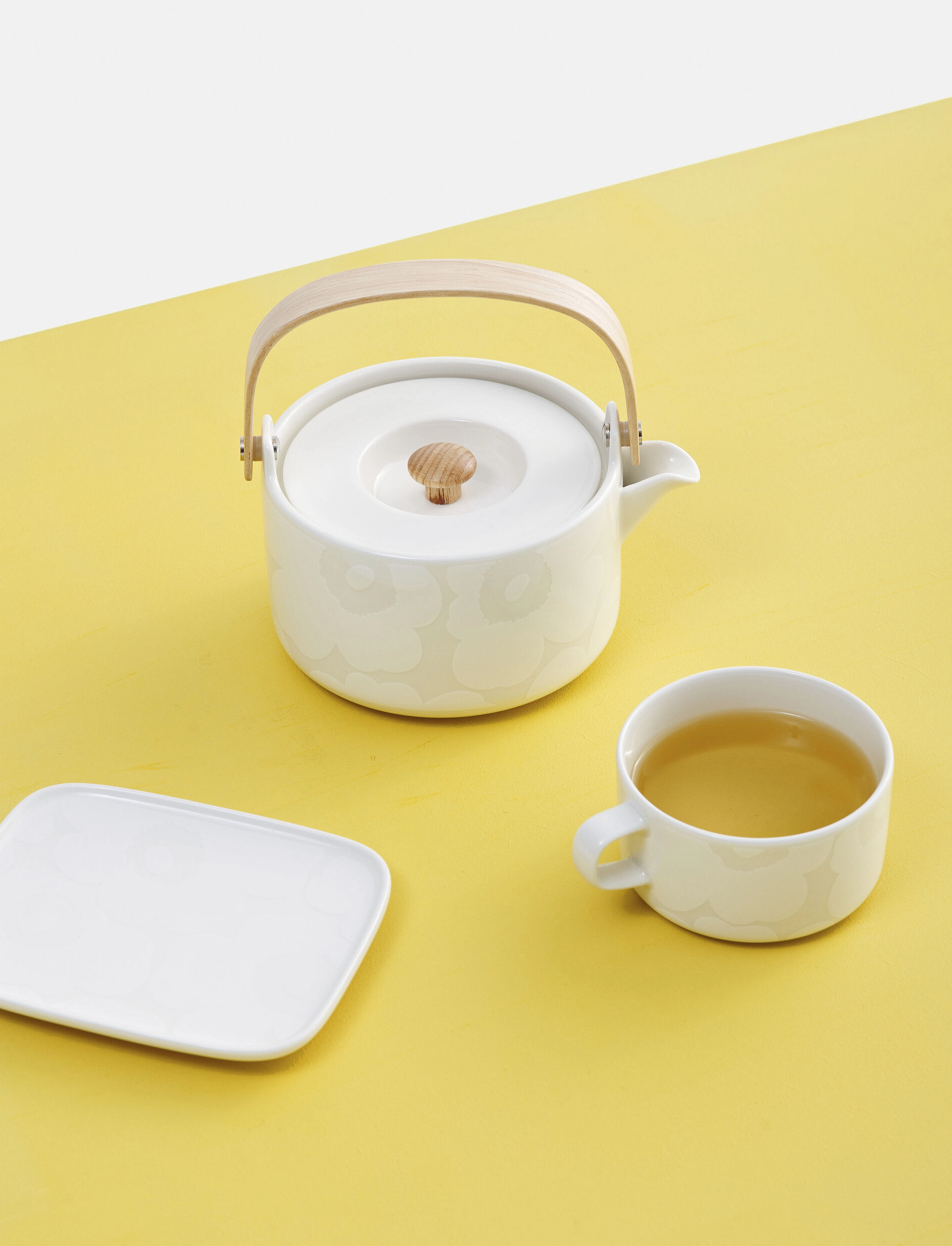 Marimekko Home Unikko Tea Cup 2,5 Dl, 25 CL, White, Kopper & Krus > Tekopper, Unisex