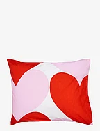 Sydämet 50x60 cm - WHITE, RED, PINK