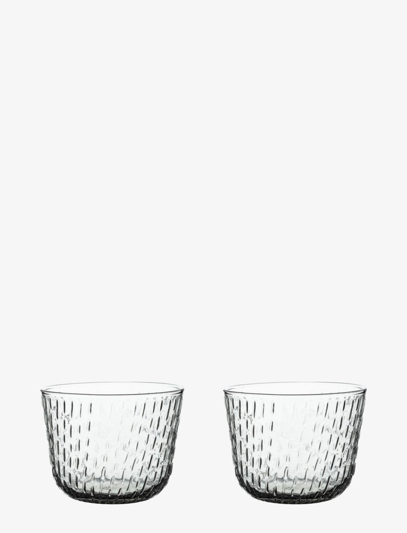Marimekko Home Syksy Glass Tumbler 2Dl 2 Pcs, 20 CL, Nude, Glas > Drikkeglas, Unisex