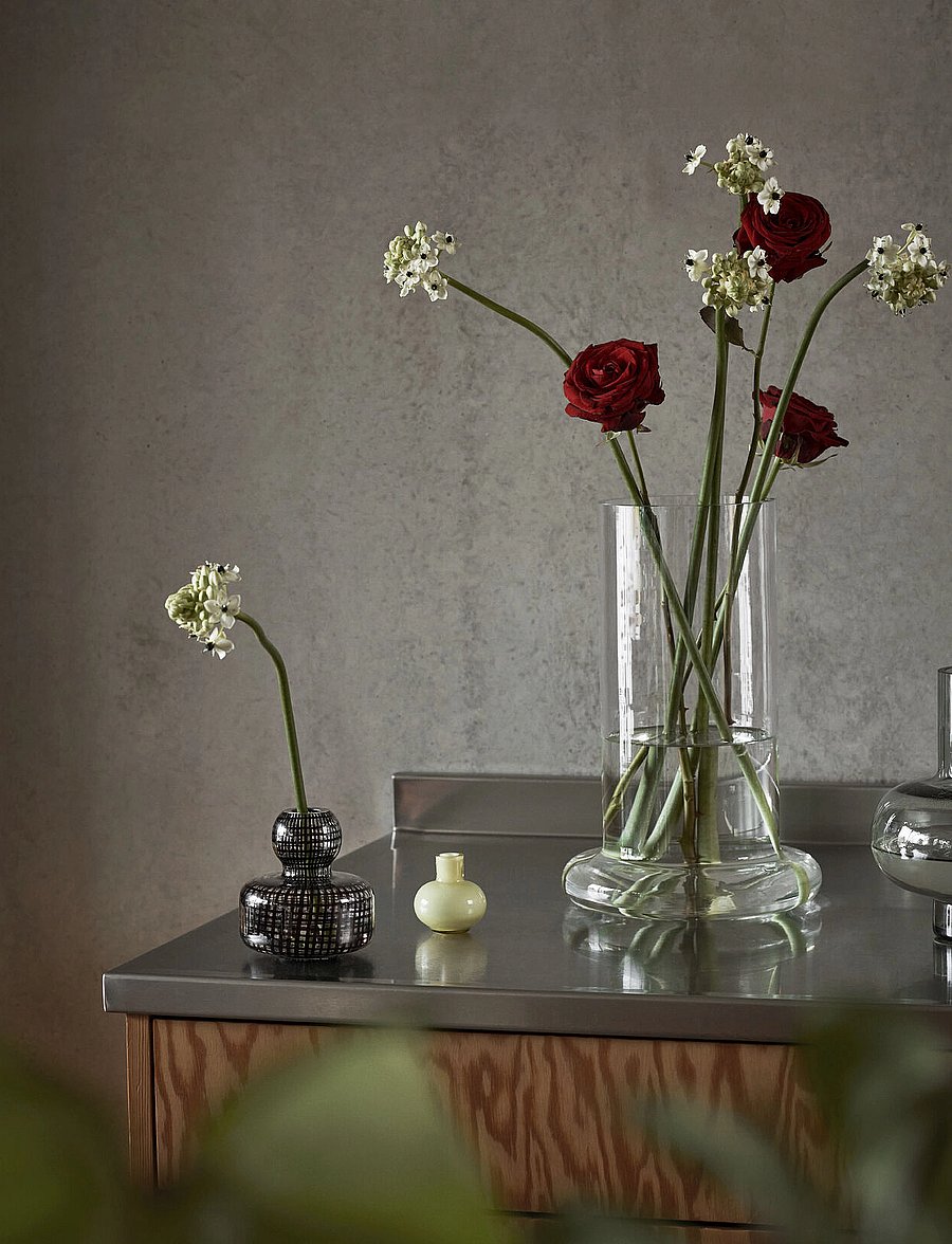 Marimekko Home - PILARI VASE 30 CM - vasen - clear - 0