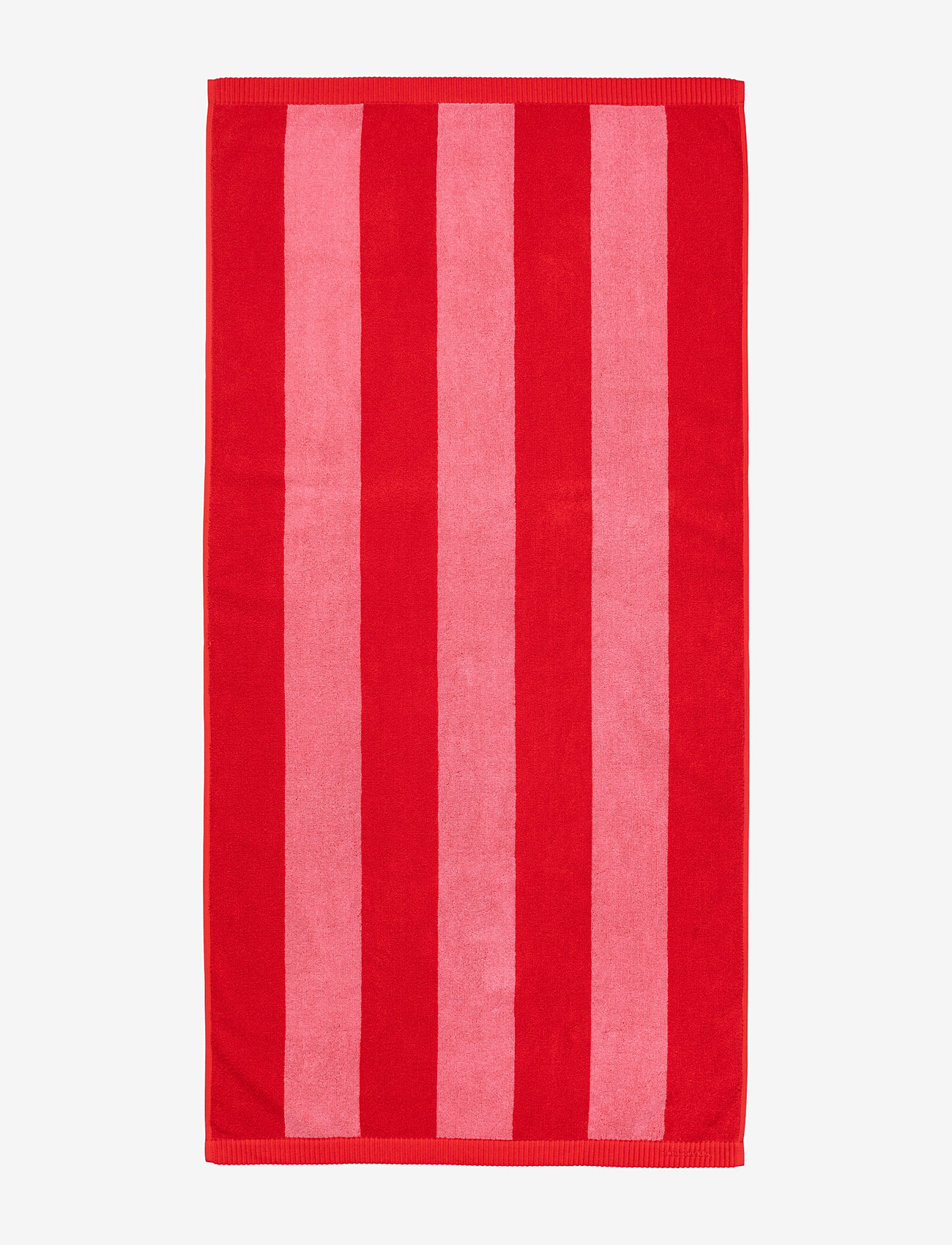 Marimekko Home - JUHLARAITA BATH TOWEL 70X140 - badehåndklæder - red, pink - 1