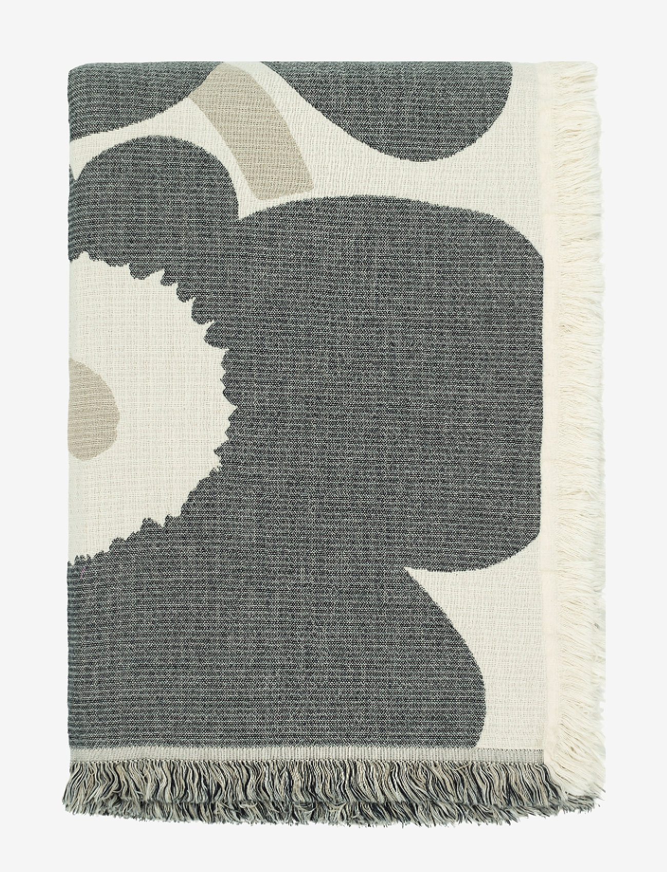 Marimekko Home - UNIKKO JACQUARD THROW 150X220 - köp efter pris - off white, charcoal, sand - 1