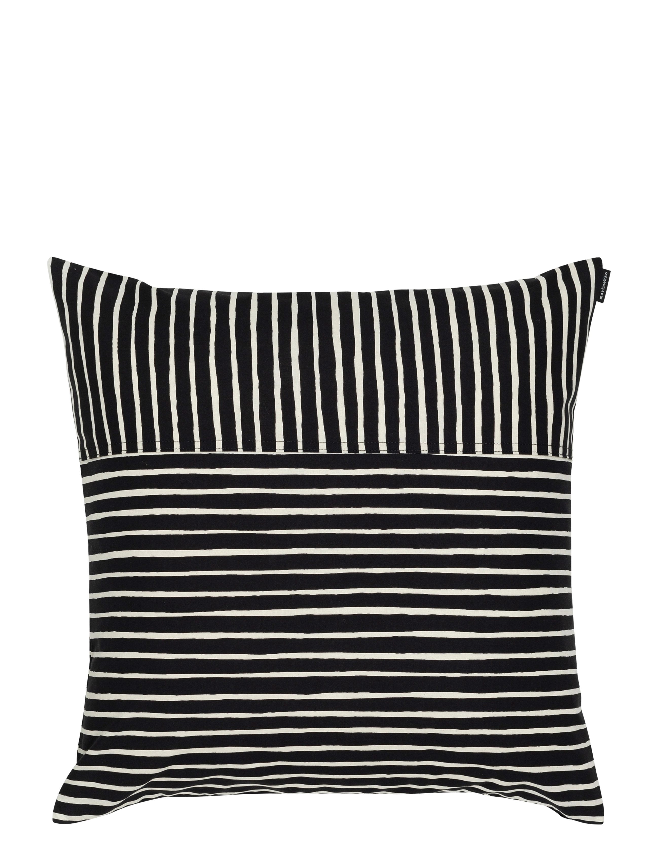 PICCOLO CUSHION COVER 50X50 - BLACK, COTTON