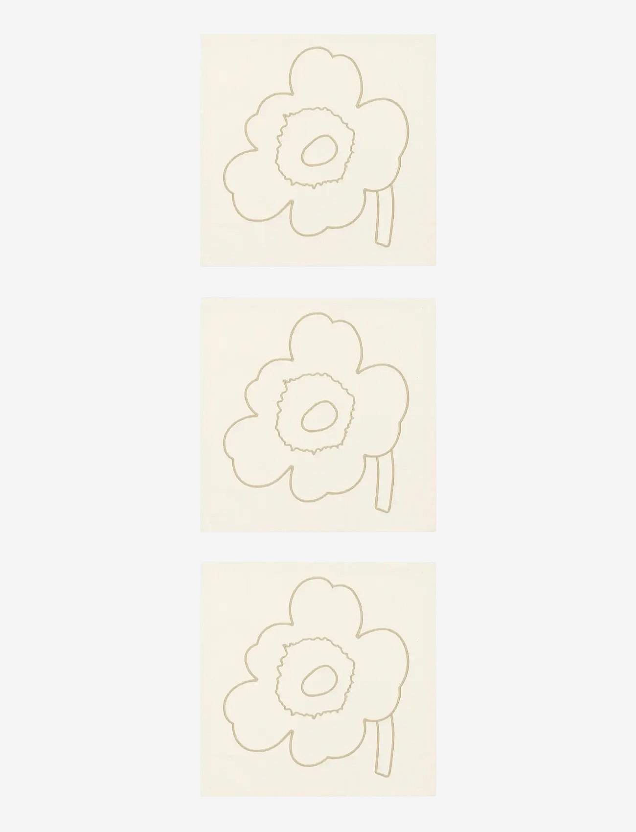 Marimekko Home | Piirto Unikko Napkin 3 Pcs | ONE SIZE