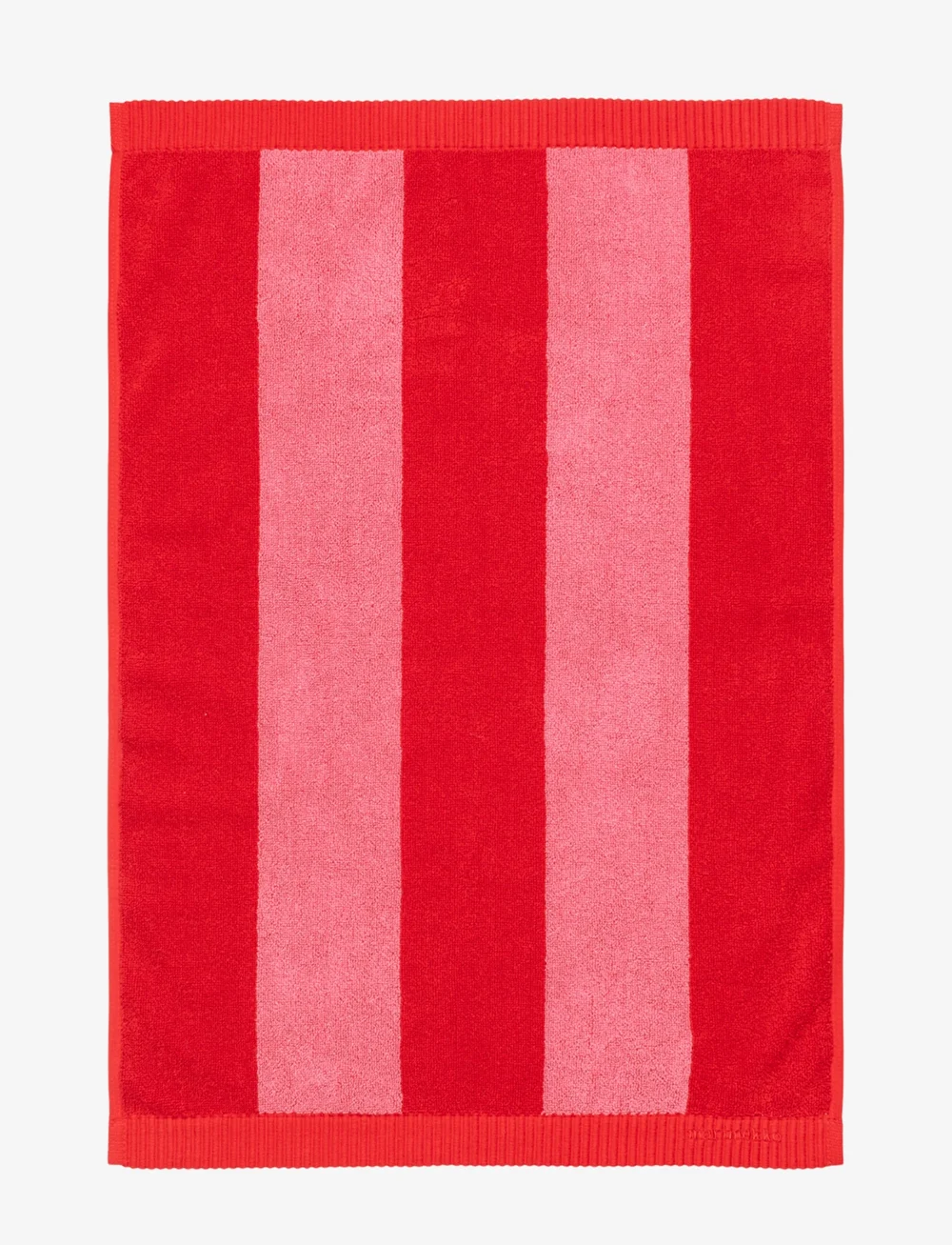 Marimekko Home - JUHLARAITA HAND TOWEL 50X70 CM - håndklæder - red, pink - 1