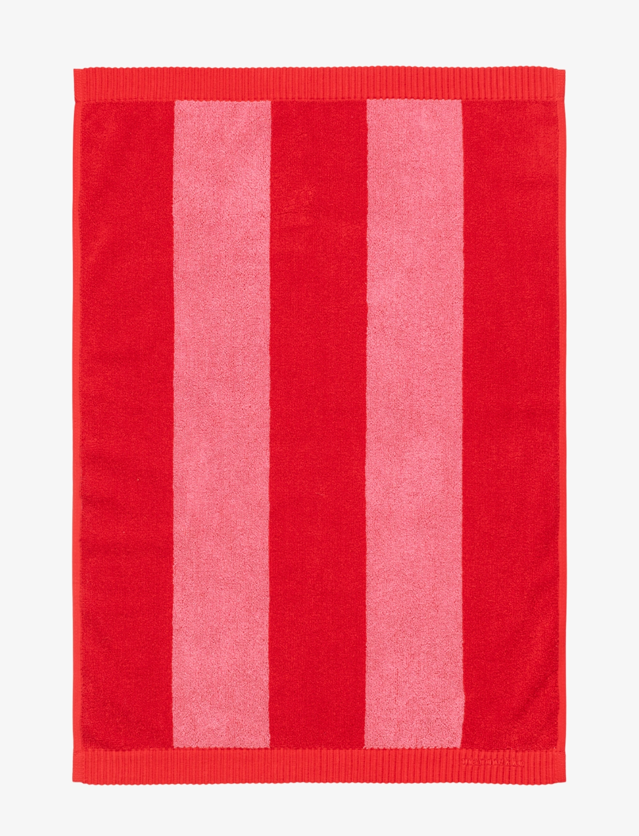 Marimekko Home - JUHLARAITA HAND TOWEL 50X70 CM - serviettes pour les mains - red, pink - 1
