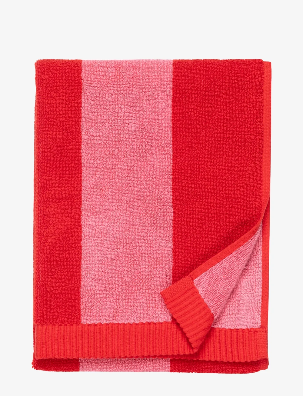 Marimekko Home - JUHLARAITA HAND TOWEL 50X70 CM - håndklæder - red, pink - 0