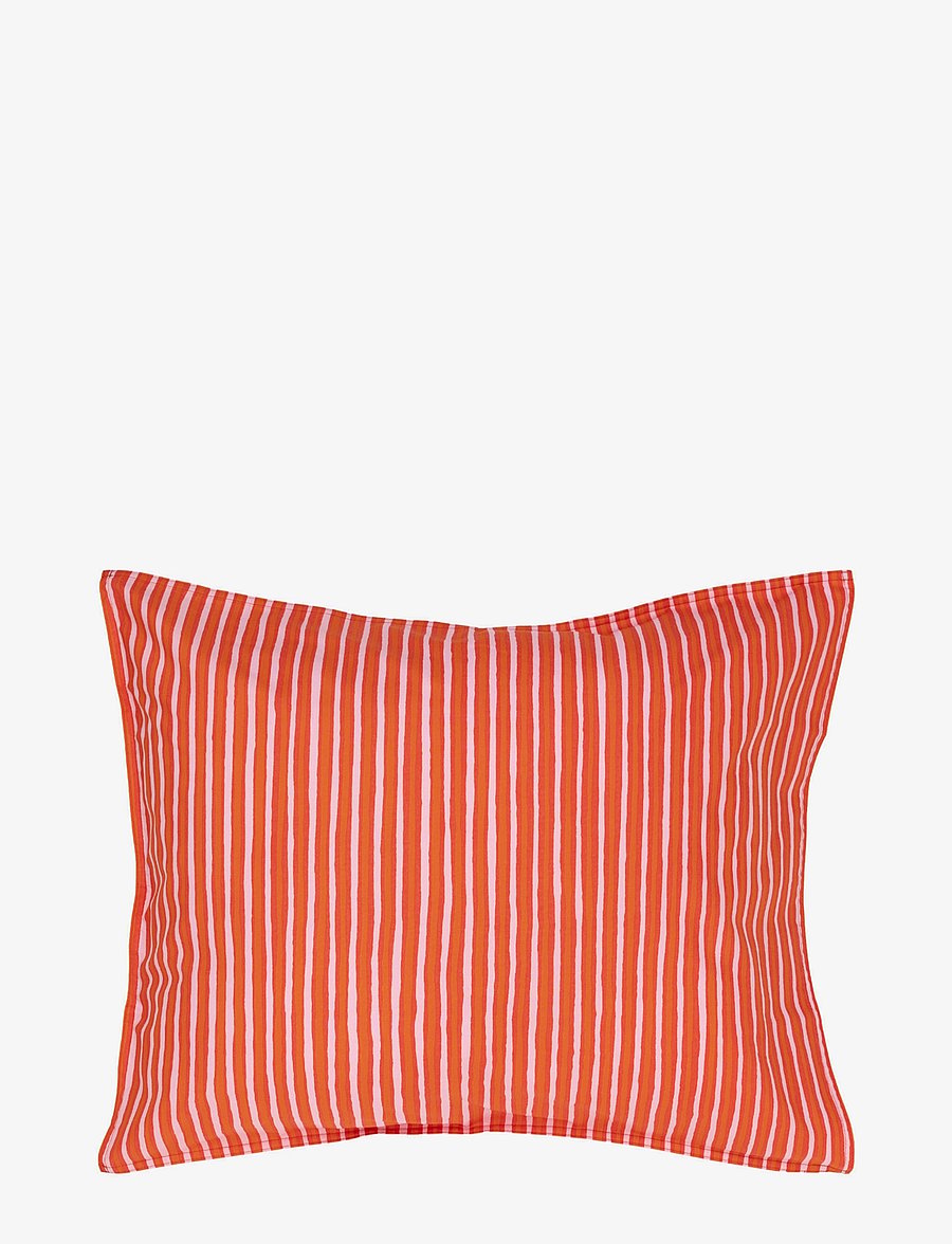 Marimekko Home - PICCOLO PC 60X63-65X65 CM - taies d'oreiller - warm orange, pink - 0