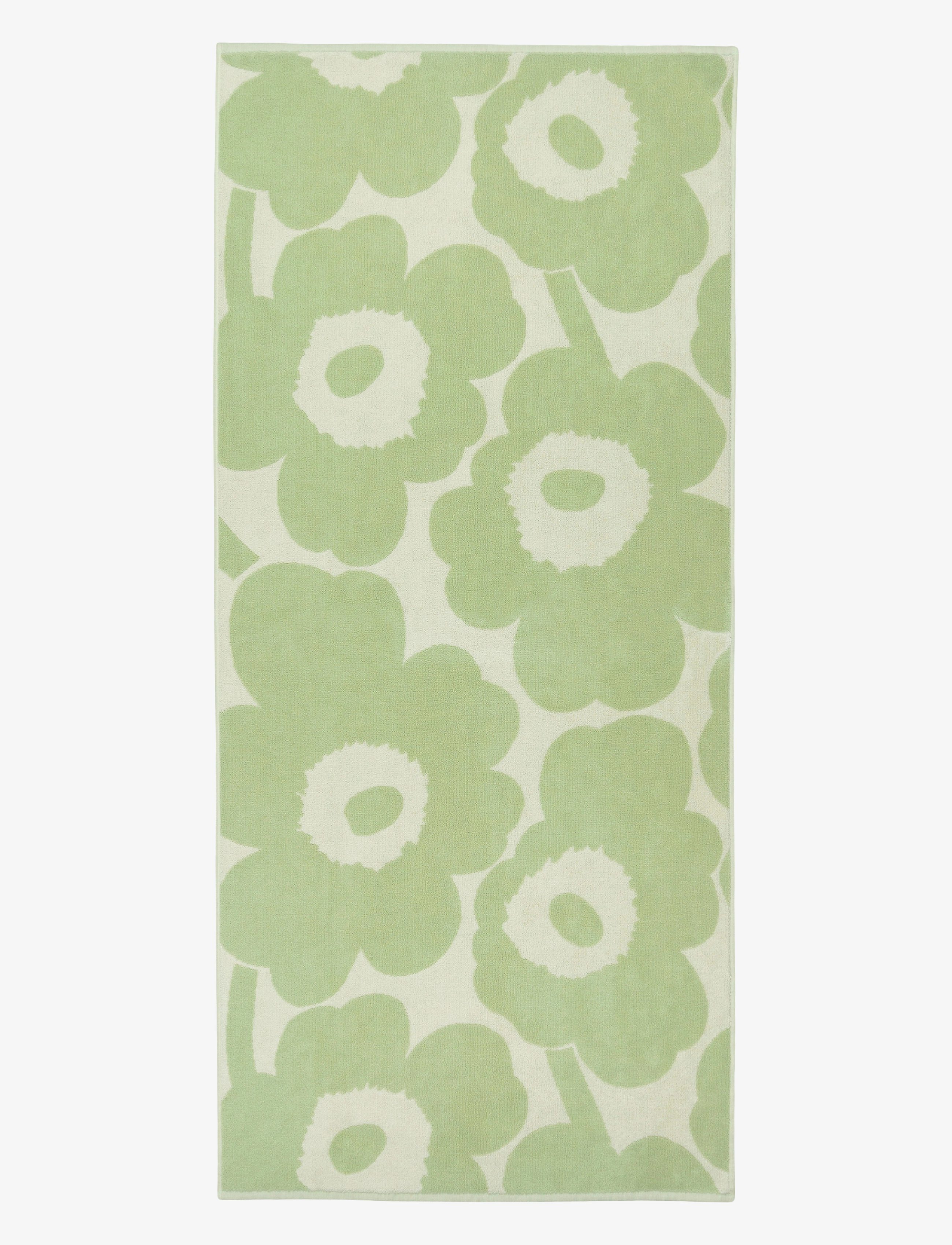 Marimekko Home UNIKKO BATH TOWEL 70X150 CM - Textiles - OFF WHITE, SAGE / green