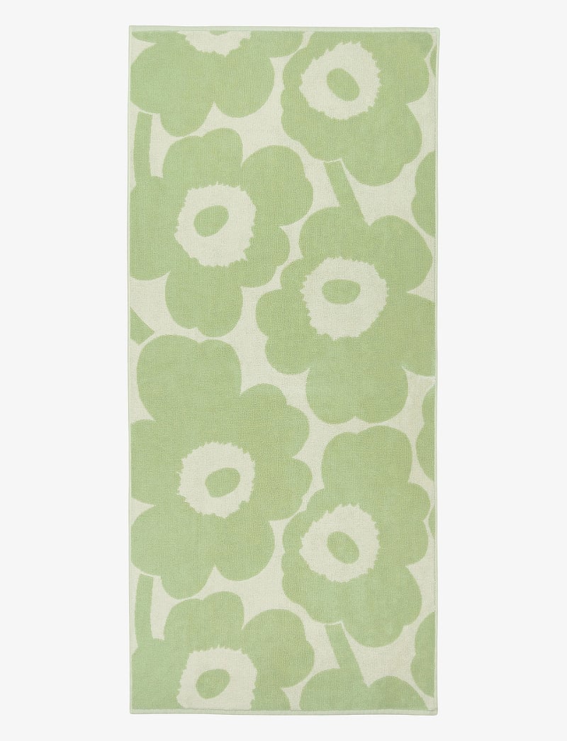 Marimekko Home - UNIKKO BATH TOWEL 70X150 CM - badehåndklæder - off white, sage - 0