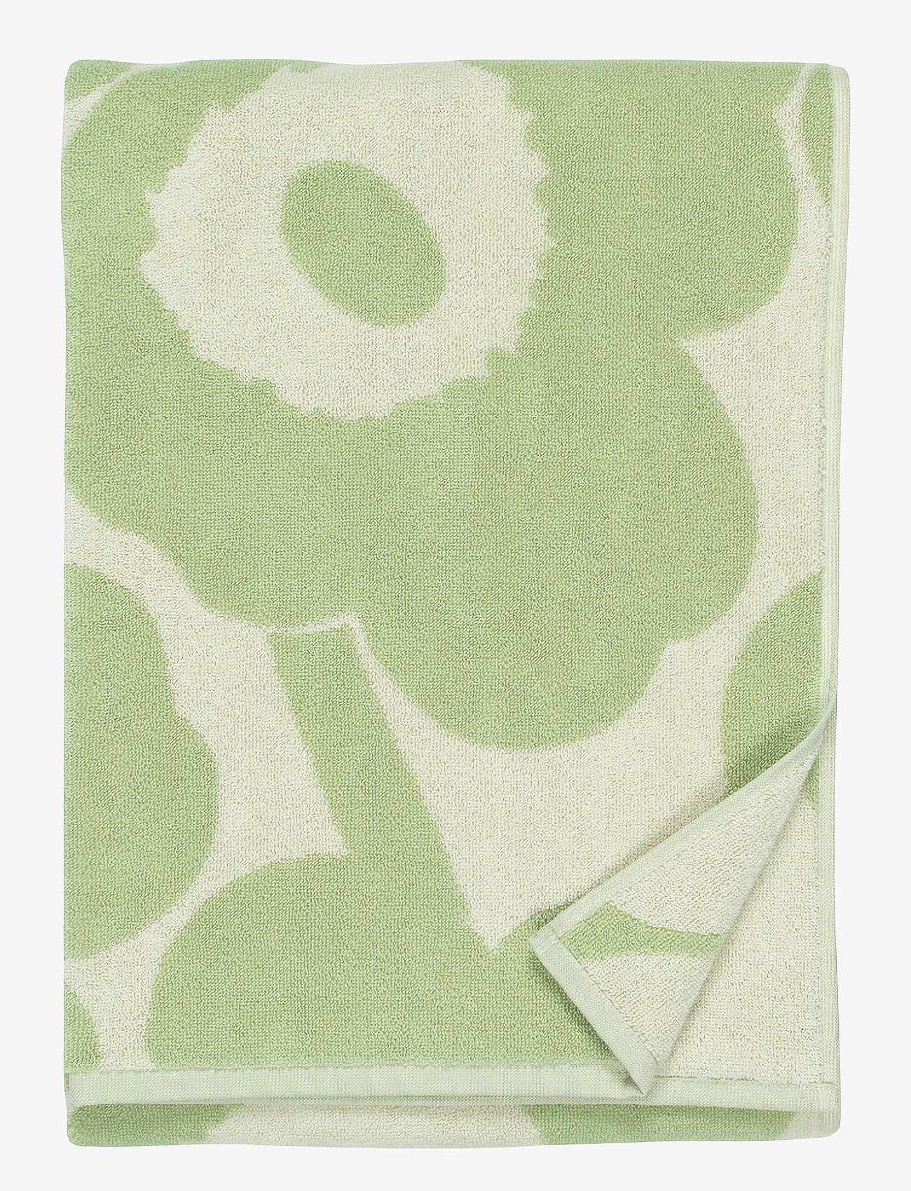 Marimekko Home - UNIKKO BATH TOWEL 70X150 CM - badehåndklæder - off white, sage - 1