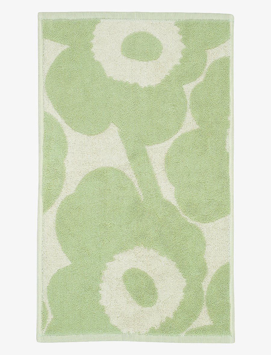 Marimekko Home - UNIKKO GUEST TOWEL 30X50 CM - külaliste käterätikud - off white, sage - 1