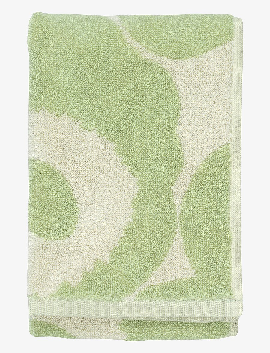 Marimekko Home - UNIKKO GUEST TOWEL 30X50 CM - külaliste käterätikud - off white, sage - 2