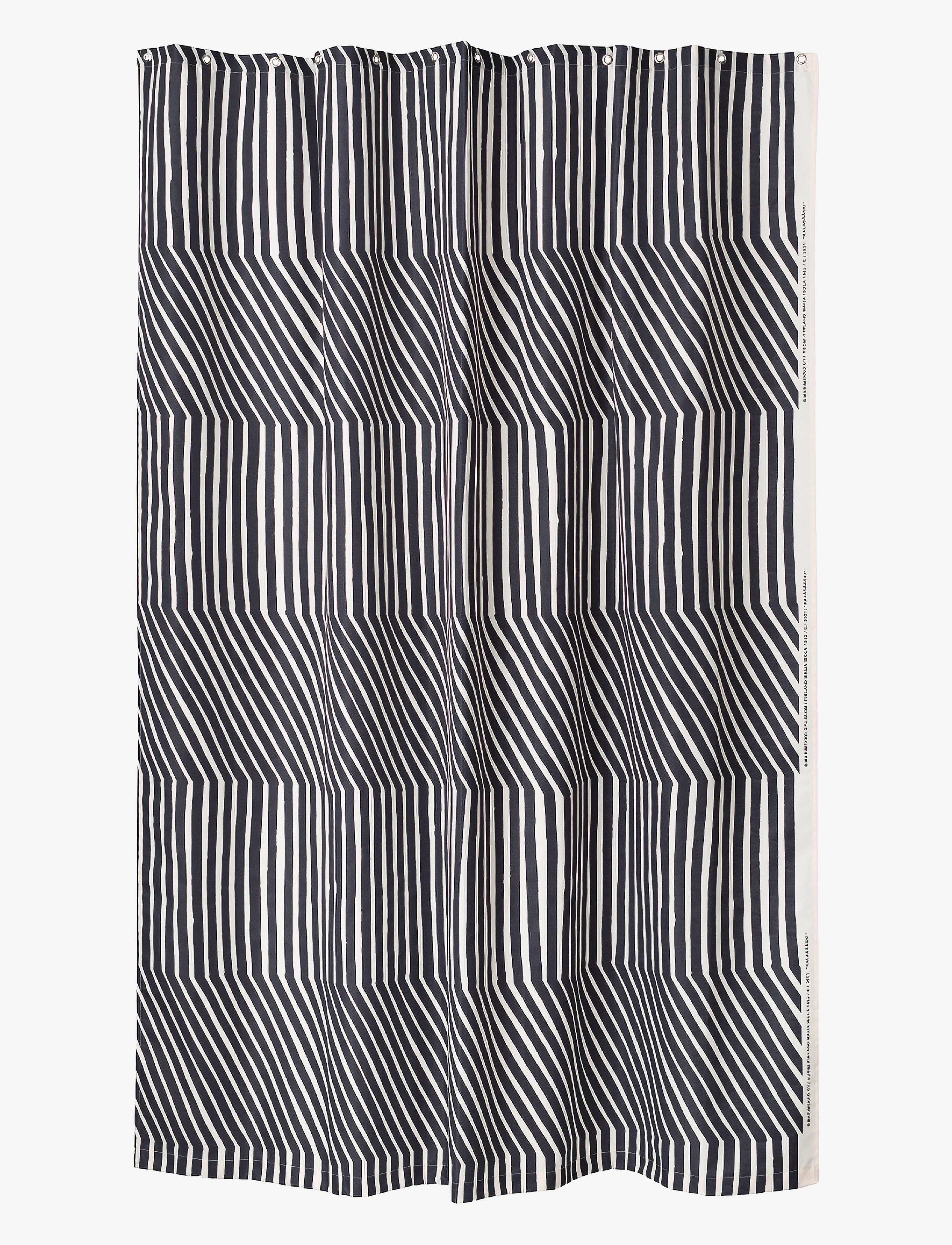 Marimekko Home Kalasääski Shower Curt.180X200, 180X200 cm, Bathroom Textiles, Grau - Curtains, Homeware