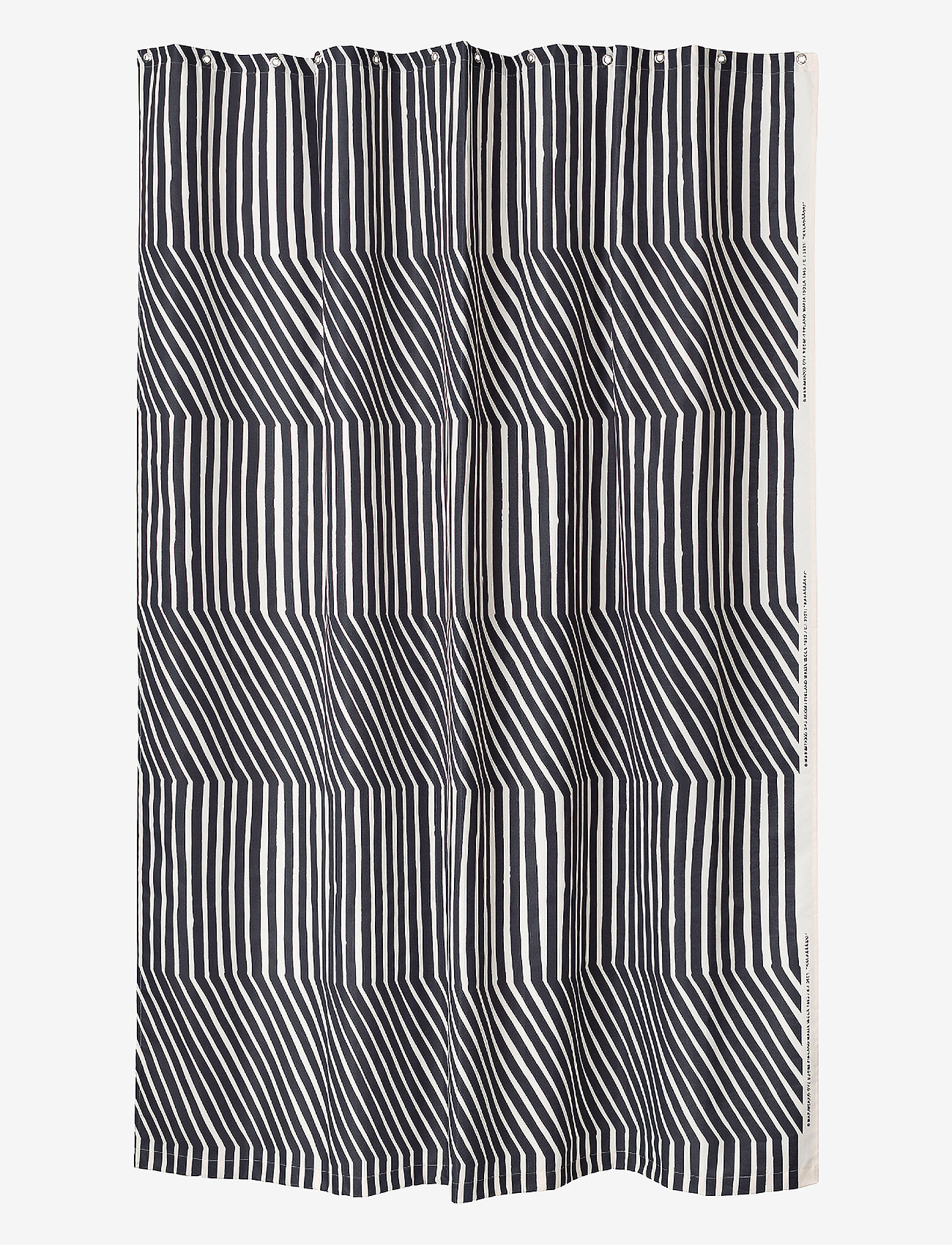 Marimekko Home - KALASÄÄSKI SHOWER CURT.180X200 - køb efter pris - off white, charcoal - 0
