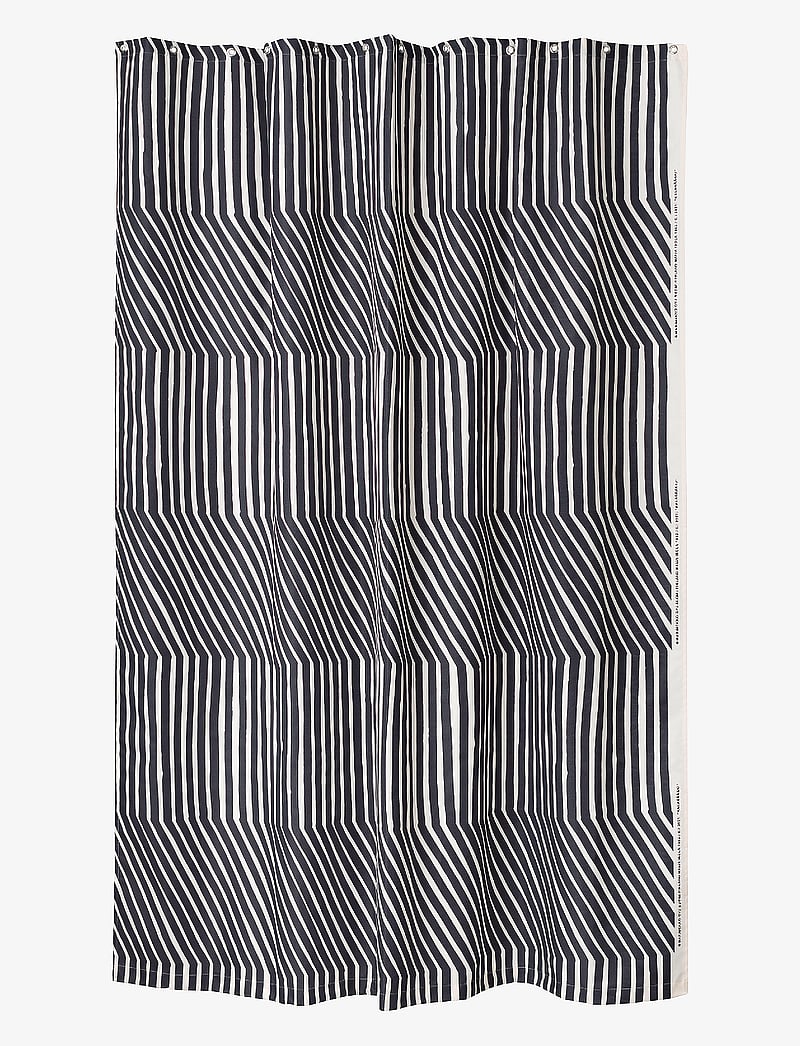 Marimekko Home - KALASÄÄSKI SHOWER CURT.180X200 - osta hinna alusel - off white, charcoal - 0