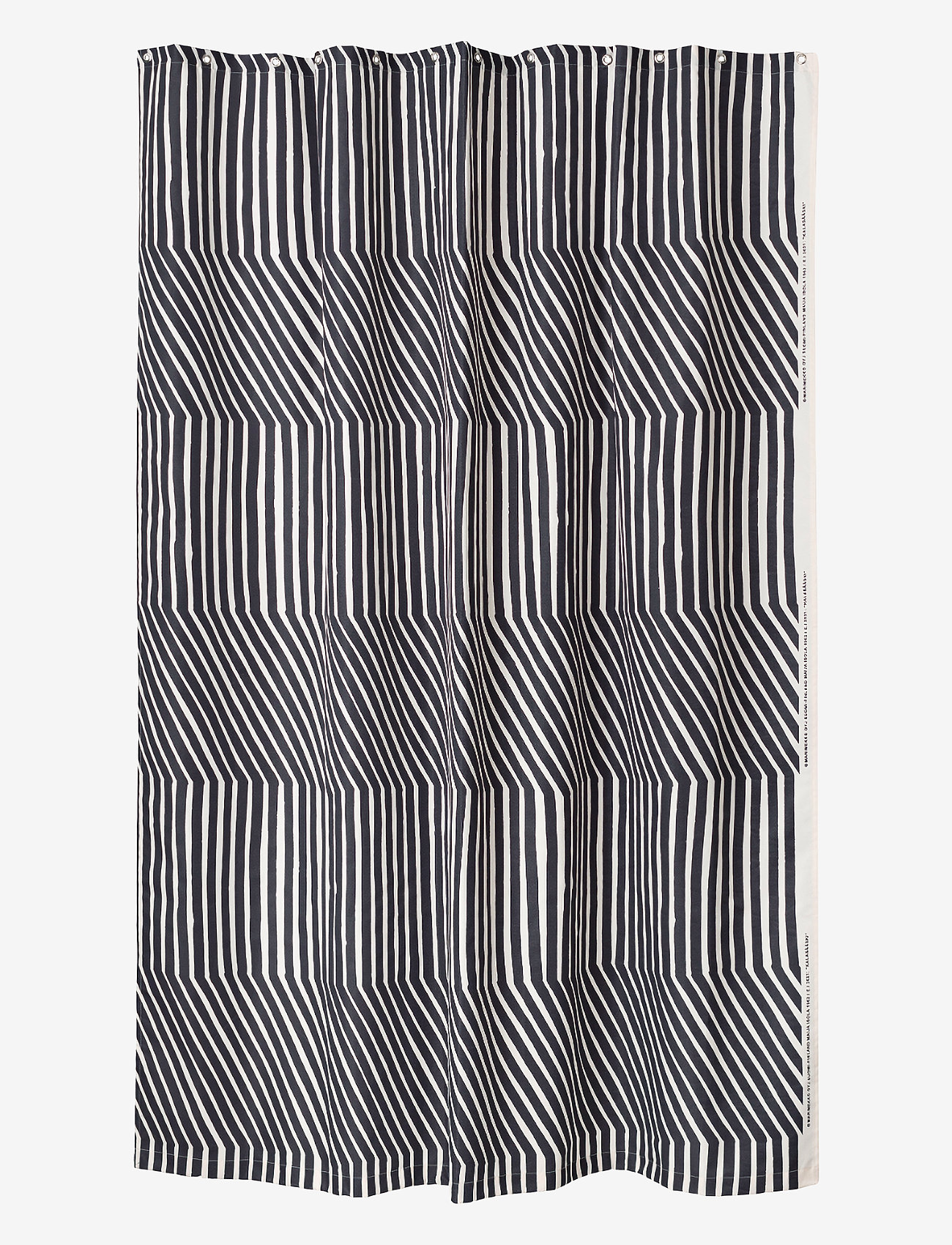 Marimekko Home - KALASÄÄSKI SHOWER CURT.180X200 - køb efter pris - off white, charcoal - 1
