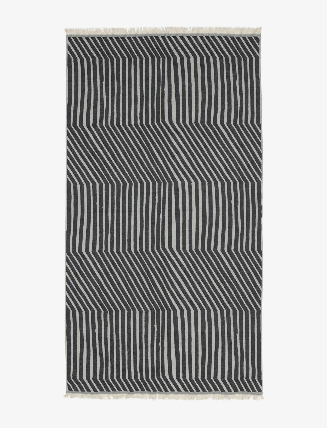 Marimekko Home - KALASÄÄSKI BATH TOWEL 100X180 - off white, charcoal - 1