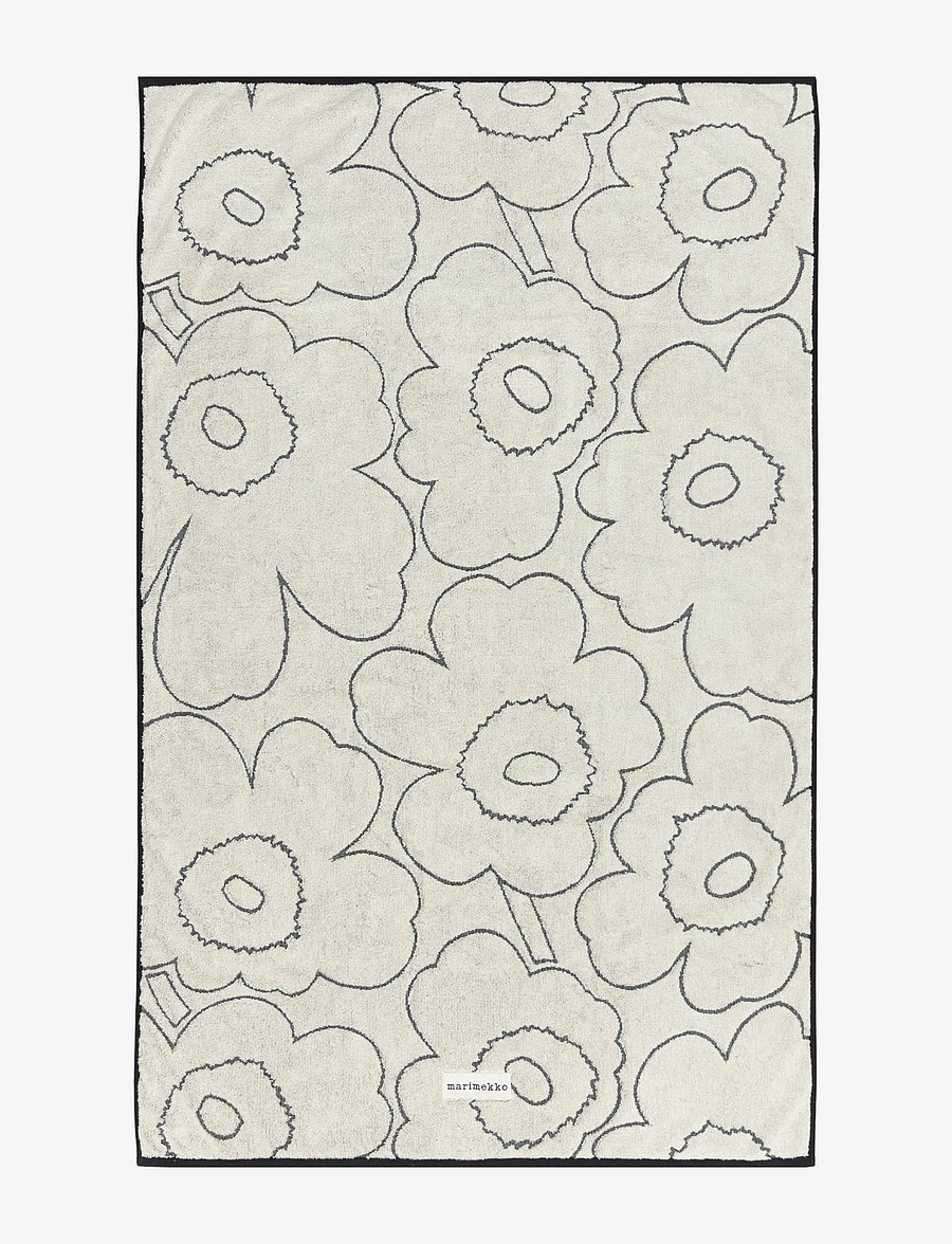 Marimekko Home - PIIRTO UNIKKO B.TOWEL 100X160 - Įsigykite pagal kainą - ivory, black - 2