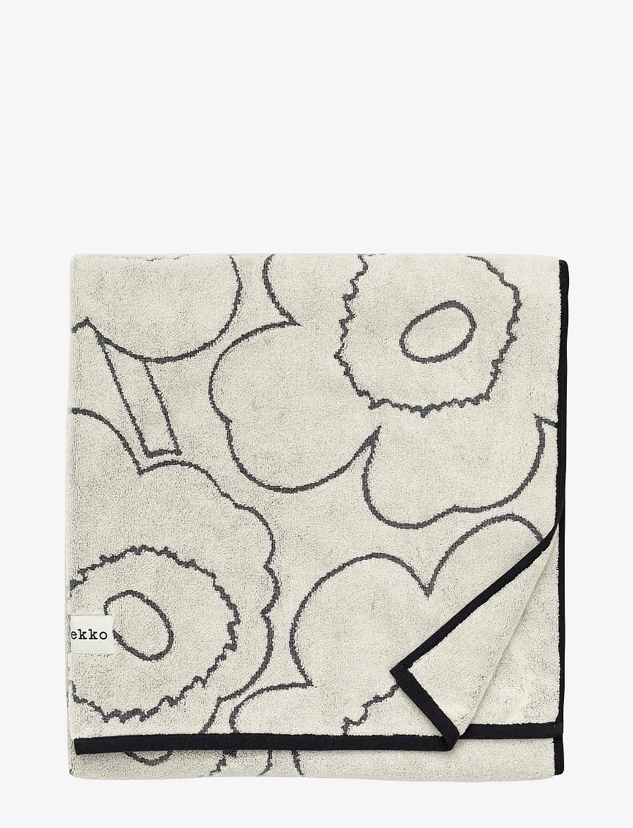 Marimekko Home - PIIRTO UNIKKO B.TOWEL 100X160 - Įsigykite pagal kainą - ivory, black - 1