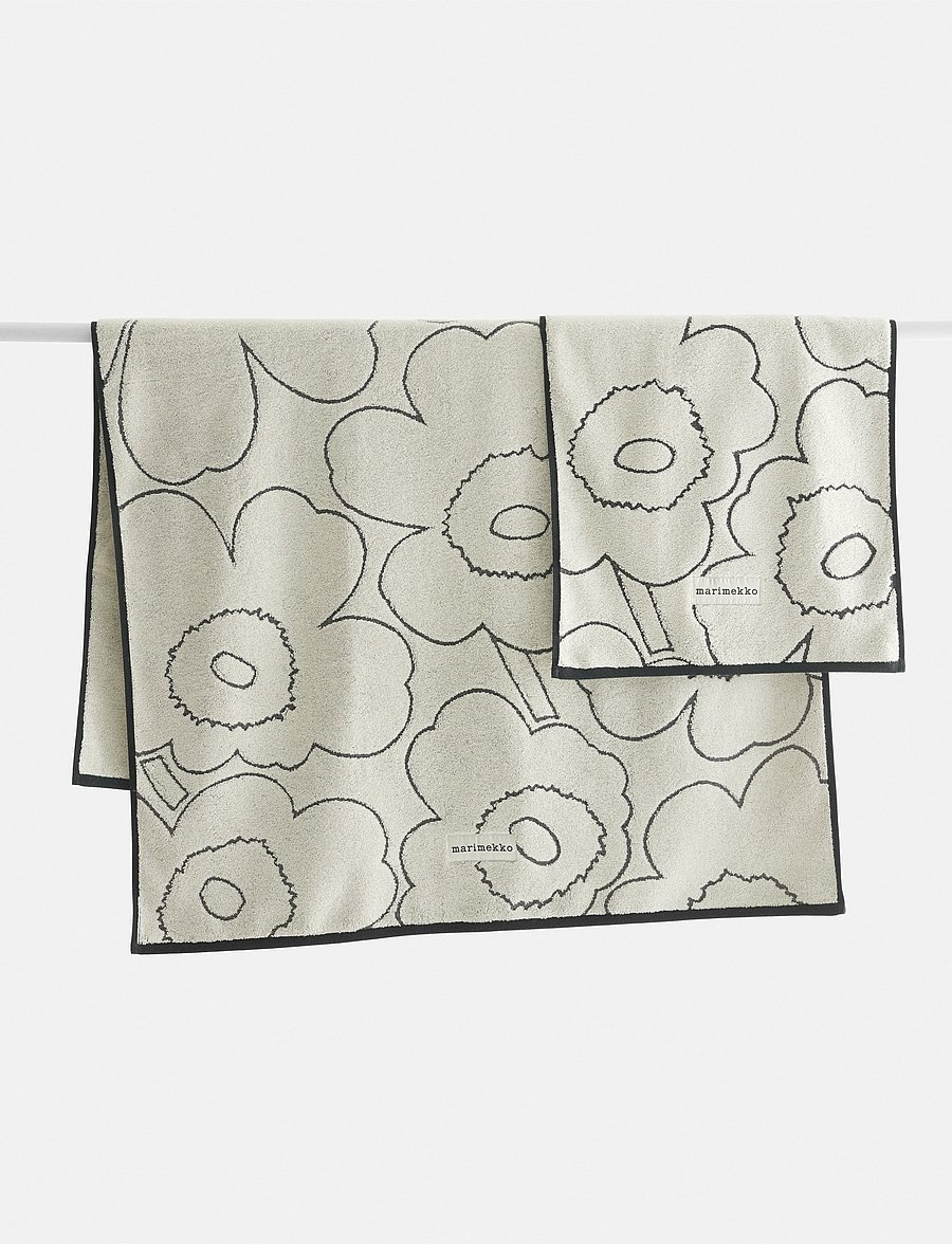 Marimekko Home - PIIRTO UNIKKO B.TOWEL 100X160 - Įsigykite pagal kainą - ivory, black - 0