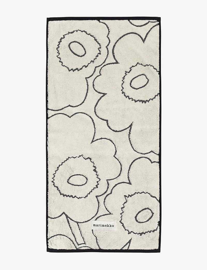 Marimekko Home - PIIRTO UNIKKO HAND TOWEL50X100 - roku dvieļi - ivory, black - 1