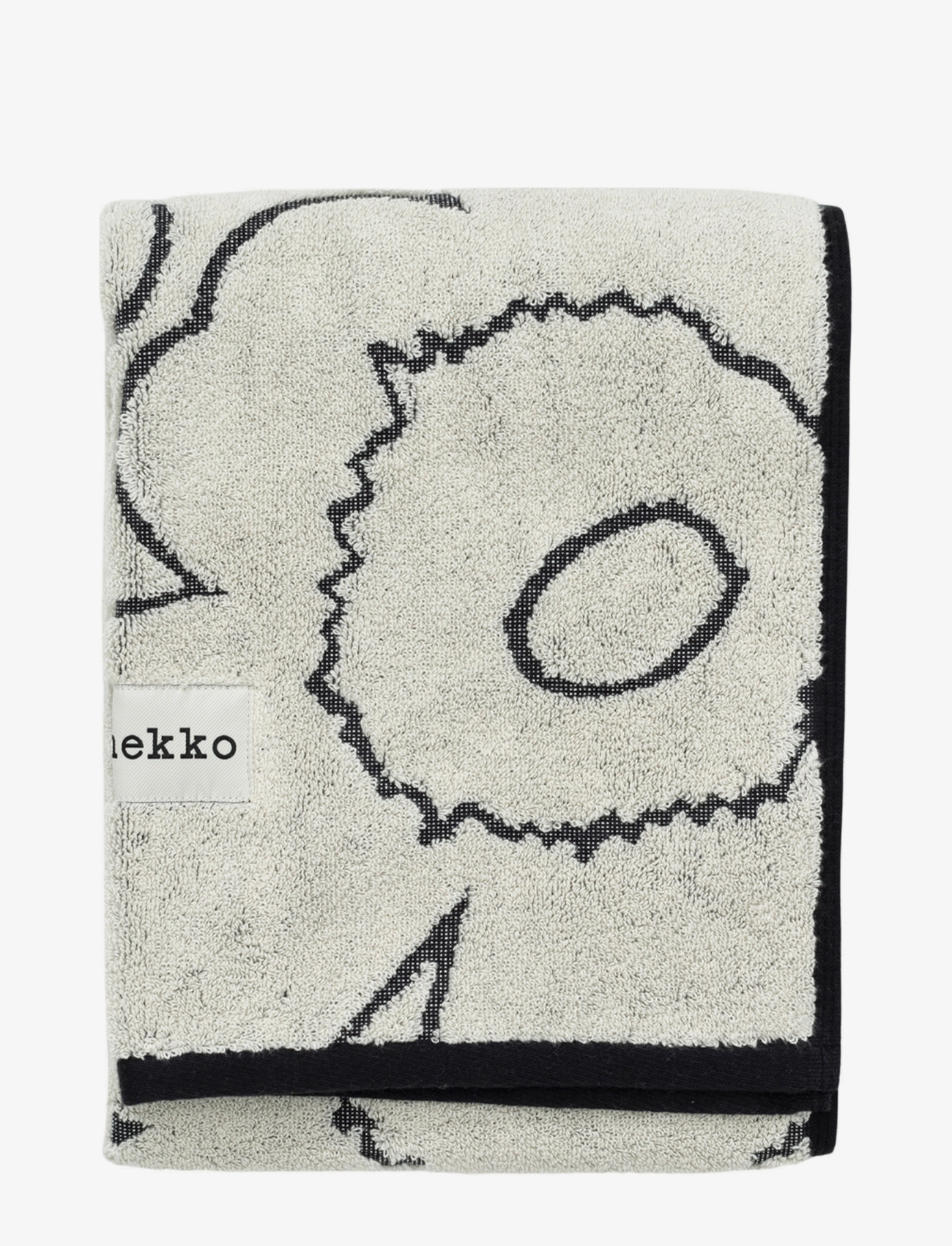 Marimekko Home Piirto Unikko Hand Towel50X100, 50X100 cm, Towels & Bath Towels, Creme - Homeware