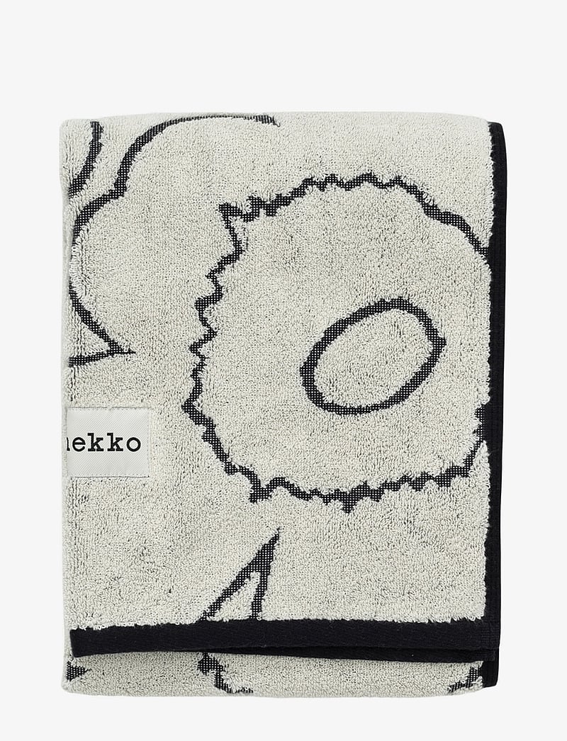 Marimekko Home - PIIRTO UNIKKO HAND TOWEL50X100 - roku dvieļi - ivory, black - 0