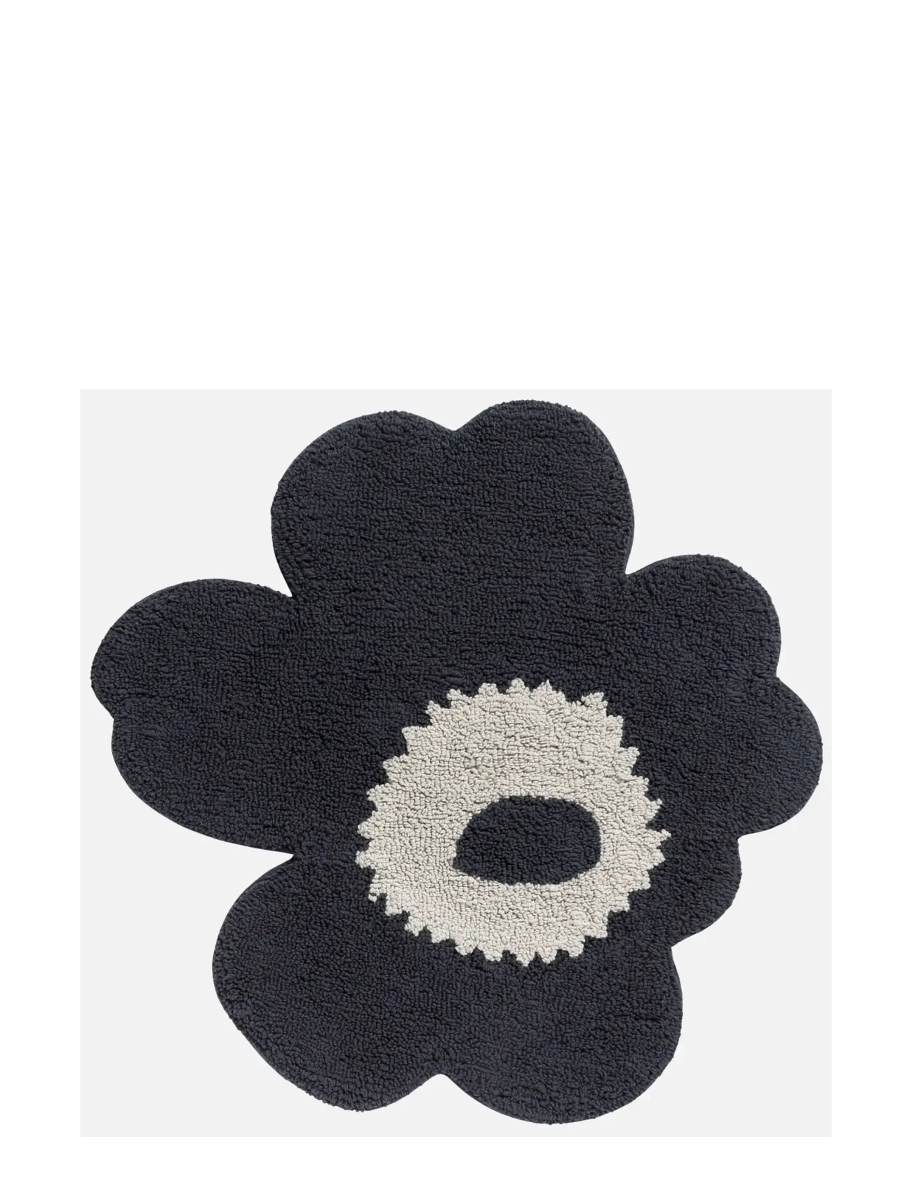 Unikko baderomsmatte 73x74 cm Off white-charcoal-sand