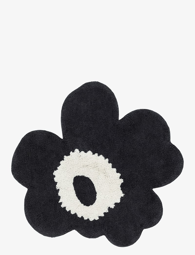Marimekko Home - UNIKKO TERRY BATH MAT 73X74 CM - køb efter pris - charcoal, off white - 0